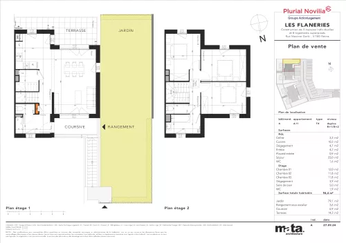  Galerie Appartement A11-T4 duplex